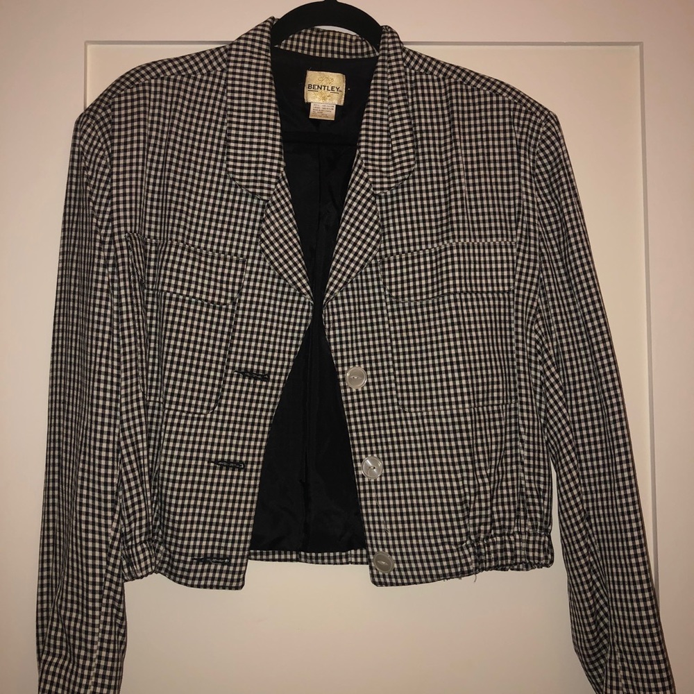 Vintage cropped blazer